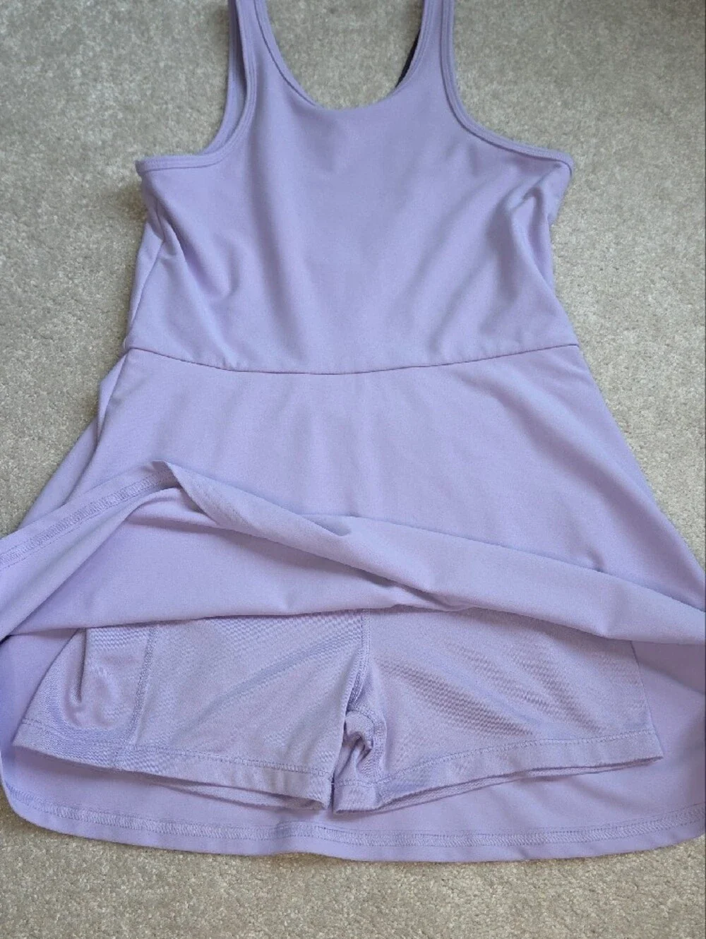 Girls Tennis Dress, lilac, Size 10/12, Large
